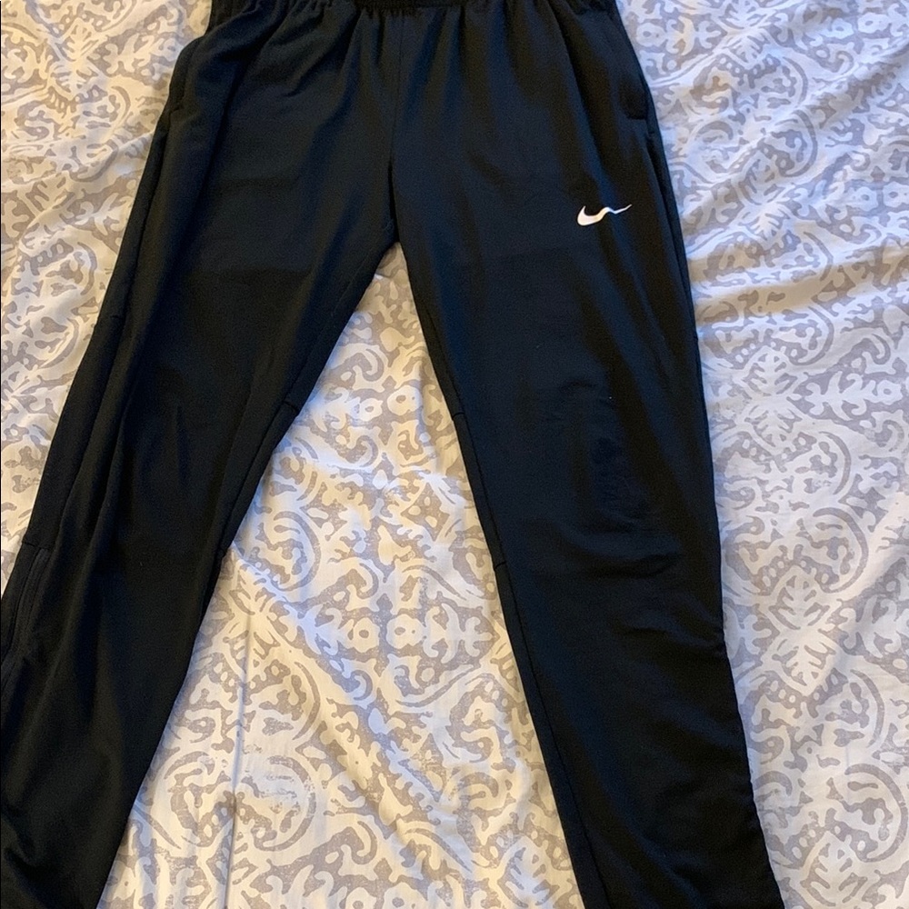 Nike Black Track Pants with Swoosh Logo